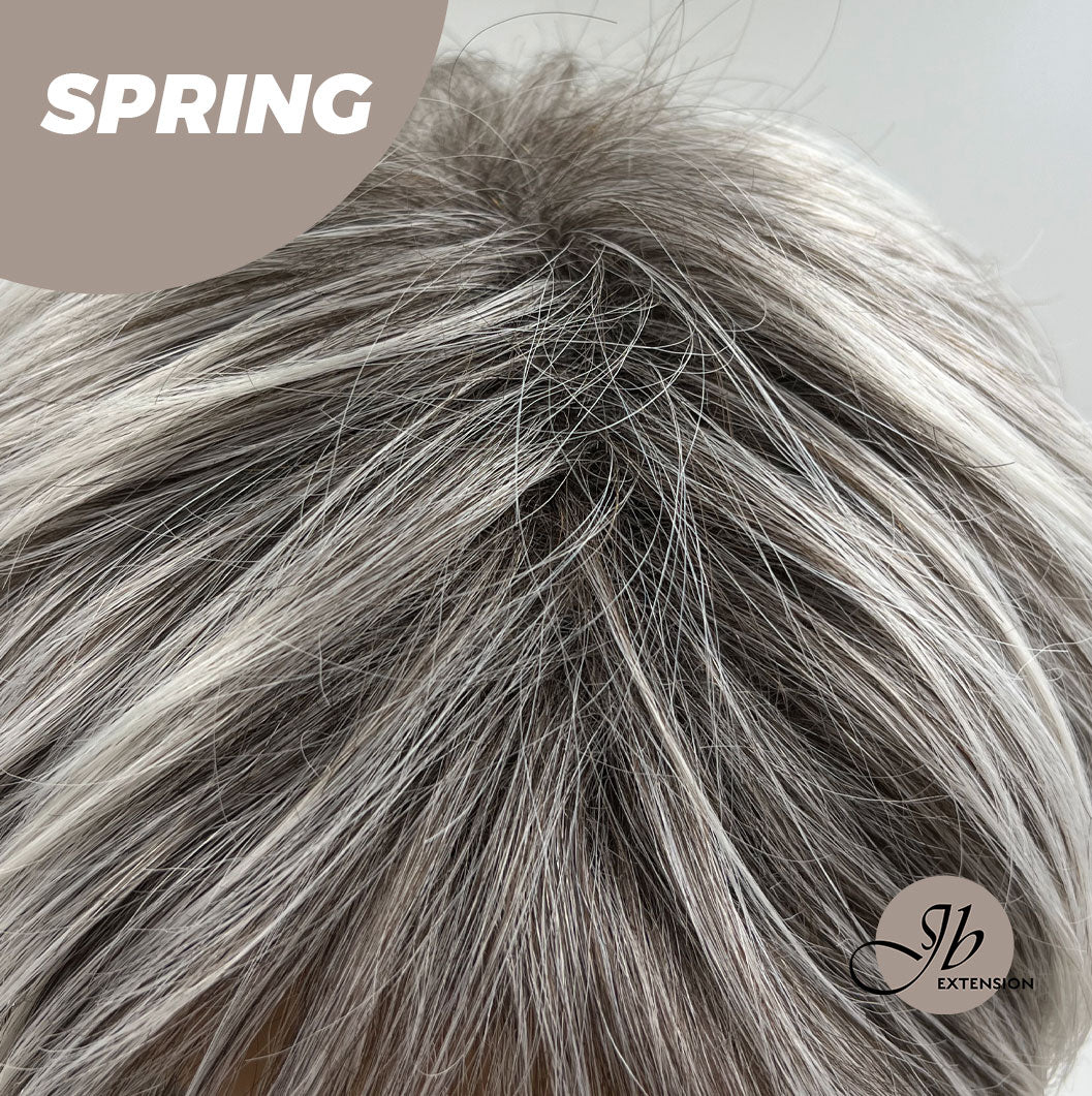 HOT OF SEASON - Pixie Cut Silver Fashion Women Wig SPRING