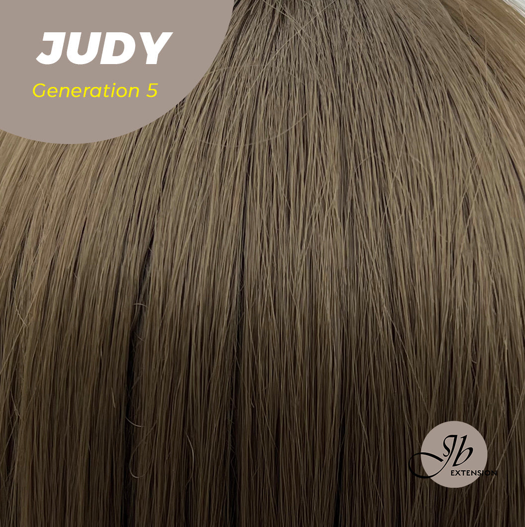 JBEXTENSION GENERATION FIVE 26 Inches Long Curly Brown Color Wig JUDY G5