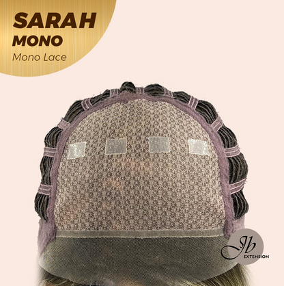 JBEXTENSION SARAH MONO Full Monofilament Wig 22 Inches Blonde Color Full Mono Lace Glueless With Anti-slip Silicone Strips Wig SARAH MONO【BENDY EAR TABS】