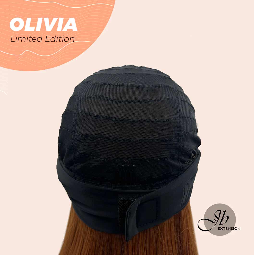 JBEXTENSION 26 Inches Copper Curly Fashion Headband Wig OLIVIA LIMITED EDITION