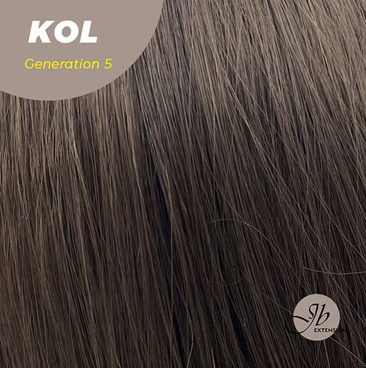 JBEXTENSION GENERATION FIVE 24 Inches Cold Brown Curly Wig KOL
