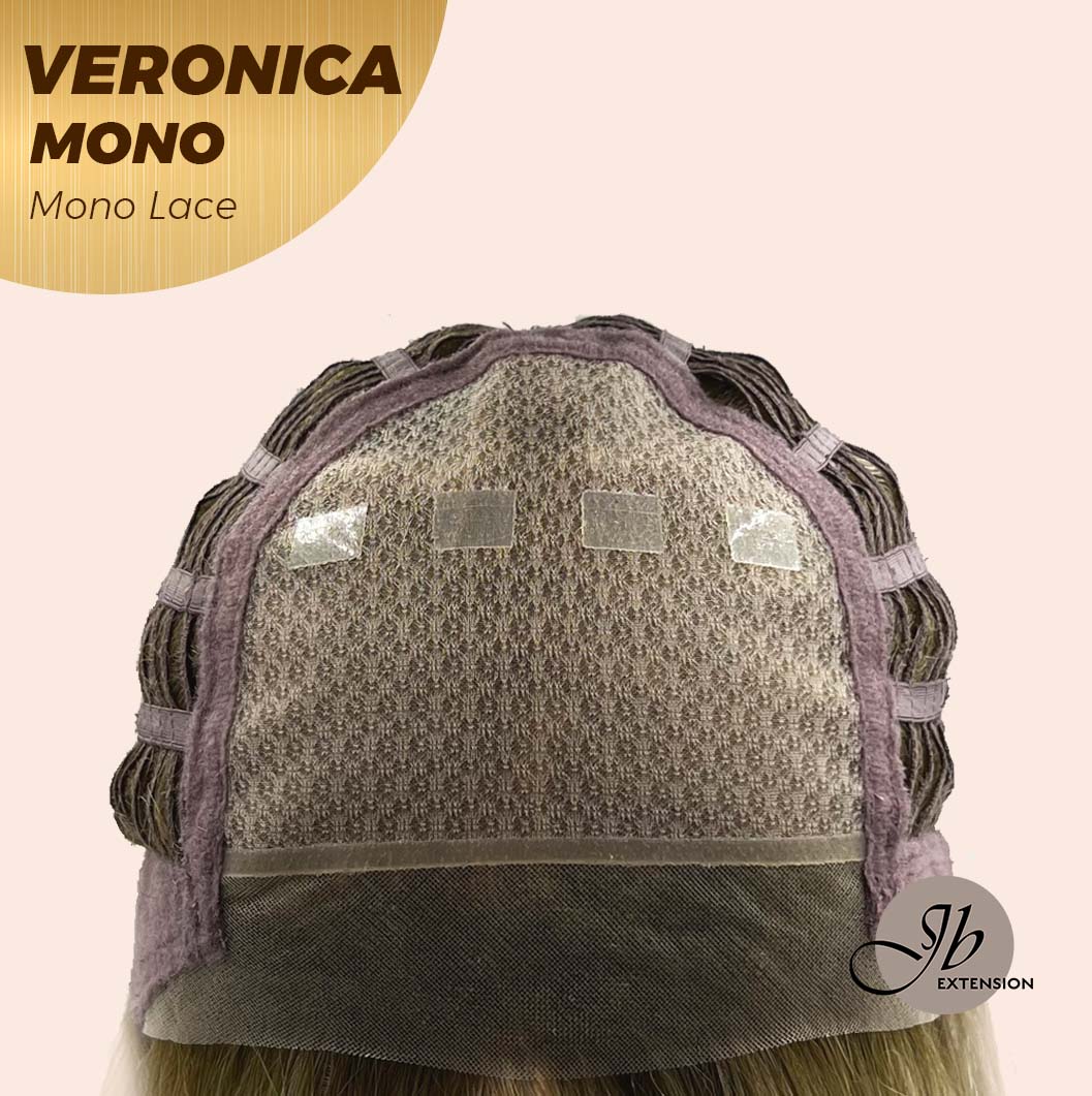 [PRE-ORDER] JBEXTENSION VERONICA MONO Monofilament Handmade Wig 6X5 Full Monofilament Hand Tied Top Wig 12 Inches Blonde Wave Mono Lace Wig With Anti-slip Silicone Strips Glueless Wig VERONICA MONO