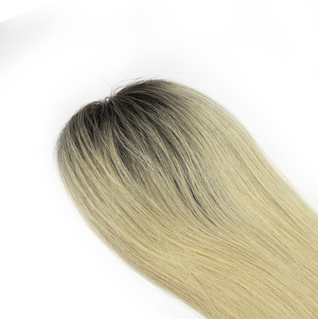JBEXTENSION 14 Inch Real Human Hair Topper 12*13