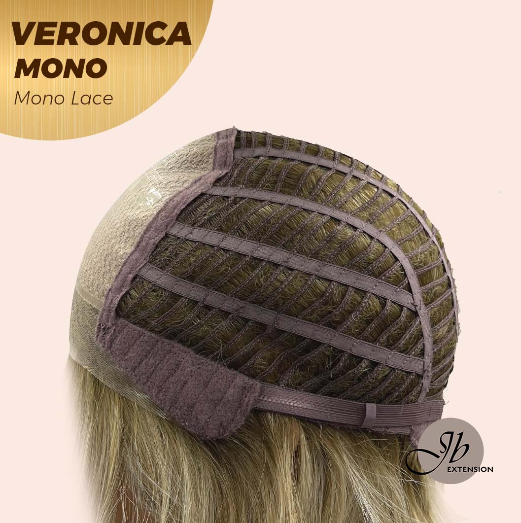 [PRE-ORDER] JBEXTENSION VERONICA MONO Monofilament Handmade Wig 6X5 Full Monofilament Hand Tied Top Wig 12 Inches Blonde Wave Mono Lace Wig With Anti-slip Silicone Strips Glueless Wig VERONICA MONO