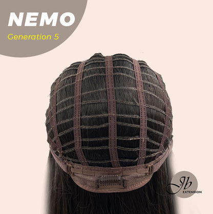 JBEXTENSION GENERATION FIVE 28 Inches Hime Cut Midnight Brown( Black/Brown) Wig NEMO G5