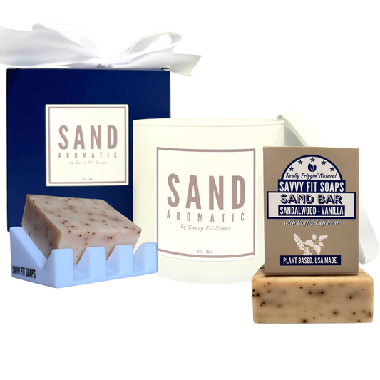 Collection Cadeau - N'importe quelle bougie, n'importe quel pain de savon, porte-savon