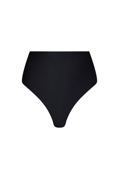 Palermo High Waist Bikini Bottom – Black