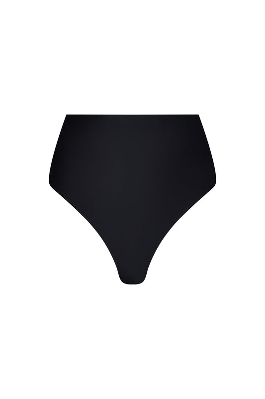 Palermo High Waist Bikini Bottom – Black
