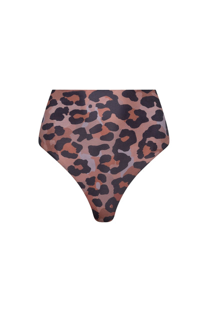 Palermo High Waist Bikini Bottom - Leopard