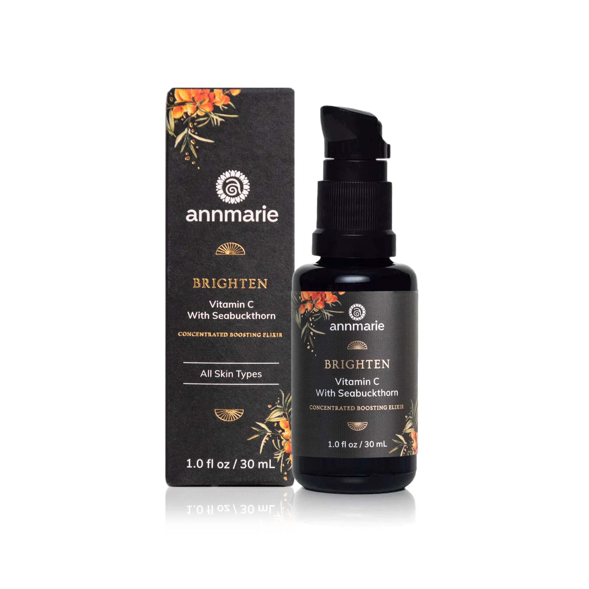 Annmarie Skin Care bottle and packaging on a white background
