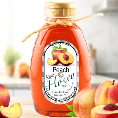 Peach Honey Bliss: Sweet & Fruity Pure Honey Experience