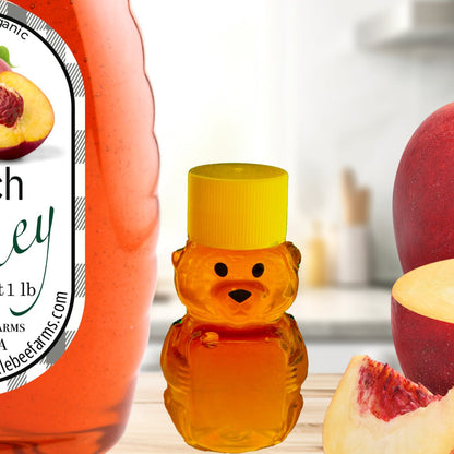Peach Honey Bliss: Sweet & Fruity Pure Honey Experience