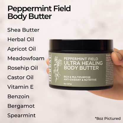 Ultra Healing Body Butter, Peppermint Field