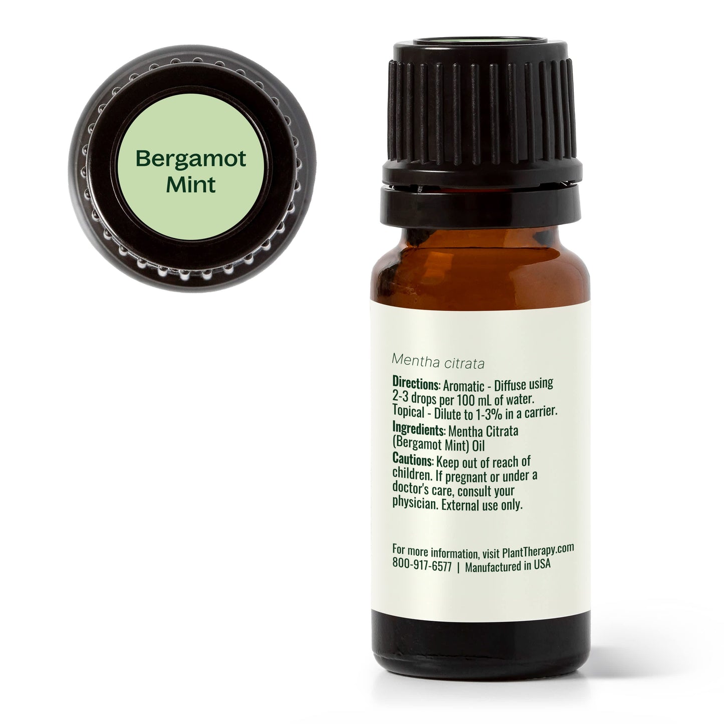 Aceite esencial de bergamota y menta