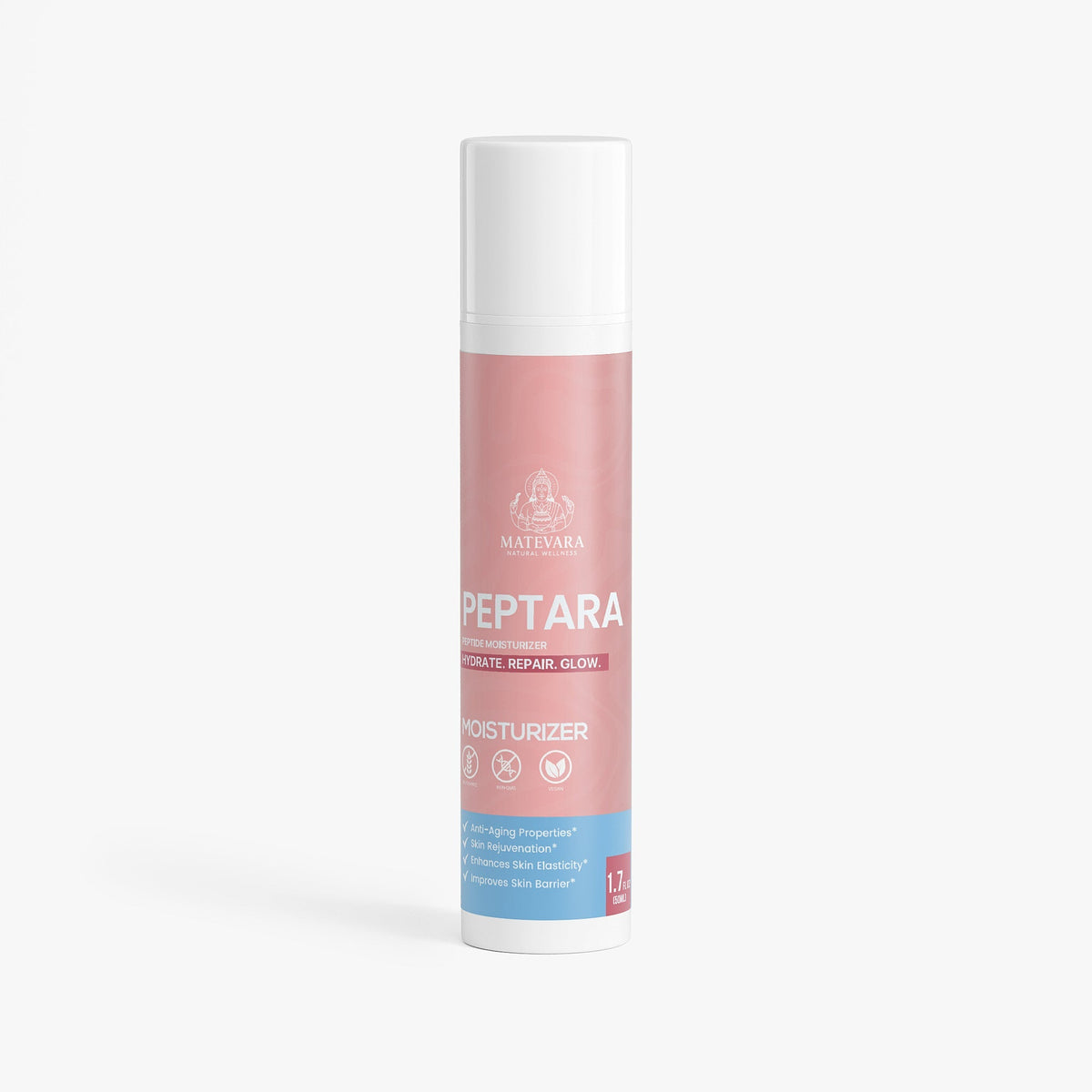 Peptara Peptide Moisturizer |Hydrating Anti-Aging Face Cream | 1.7 fl oz