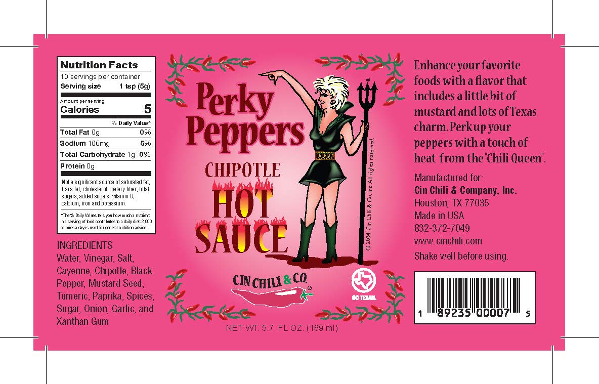 SAUCE PIMENTÉE AU CHIPOTLE PERKY PEPPERS