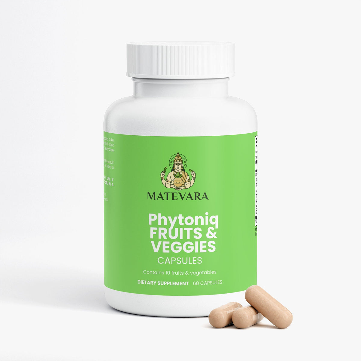 Phytoniq Fruits & Veggies |Digestive Support Capsules | 60 Count
