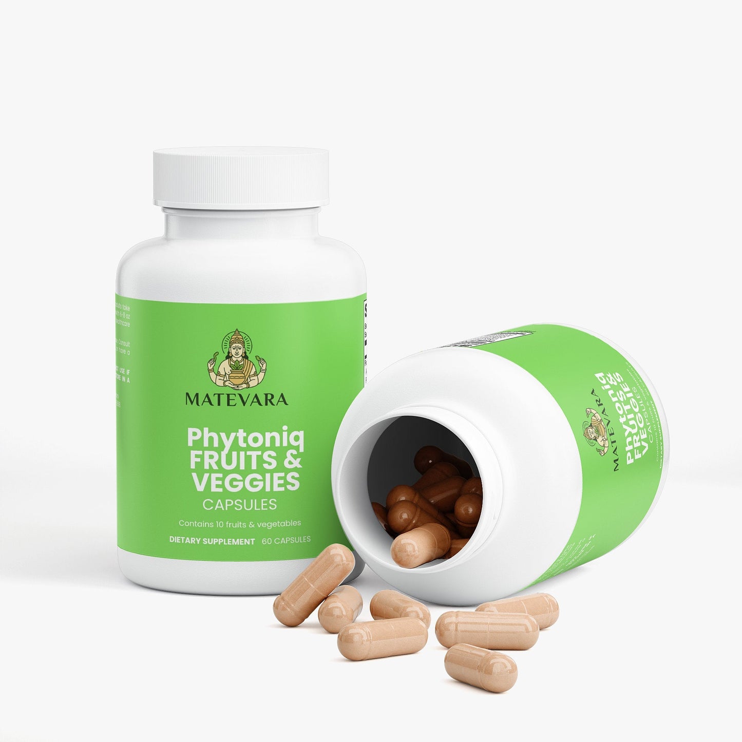 Phytoniq Fruits & Veggies |Digestive Support Capsules | 60 Count