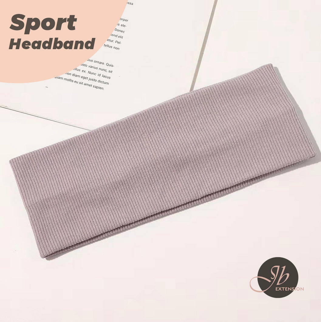 JBextension Women's Simple Plain Soft Comfortable Breathable Hair Band, Fashion Versatile Sporty Elastic Hair Band for Gym Workout Running