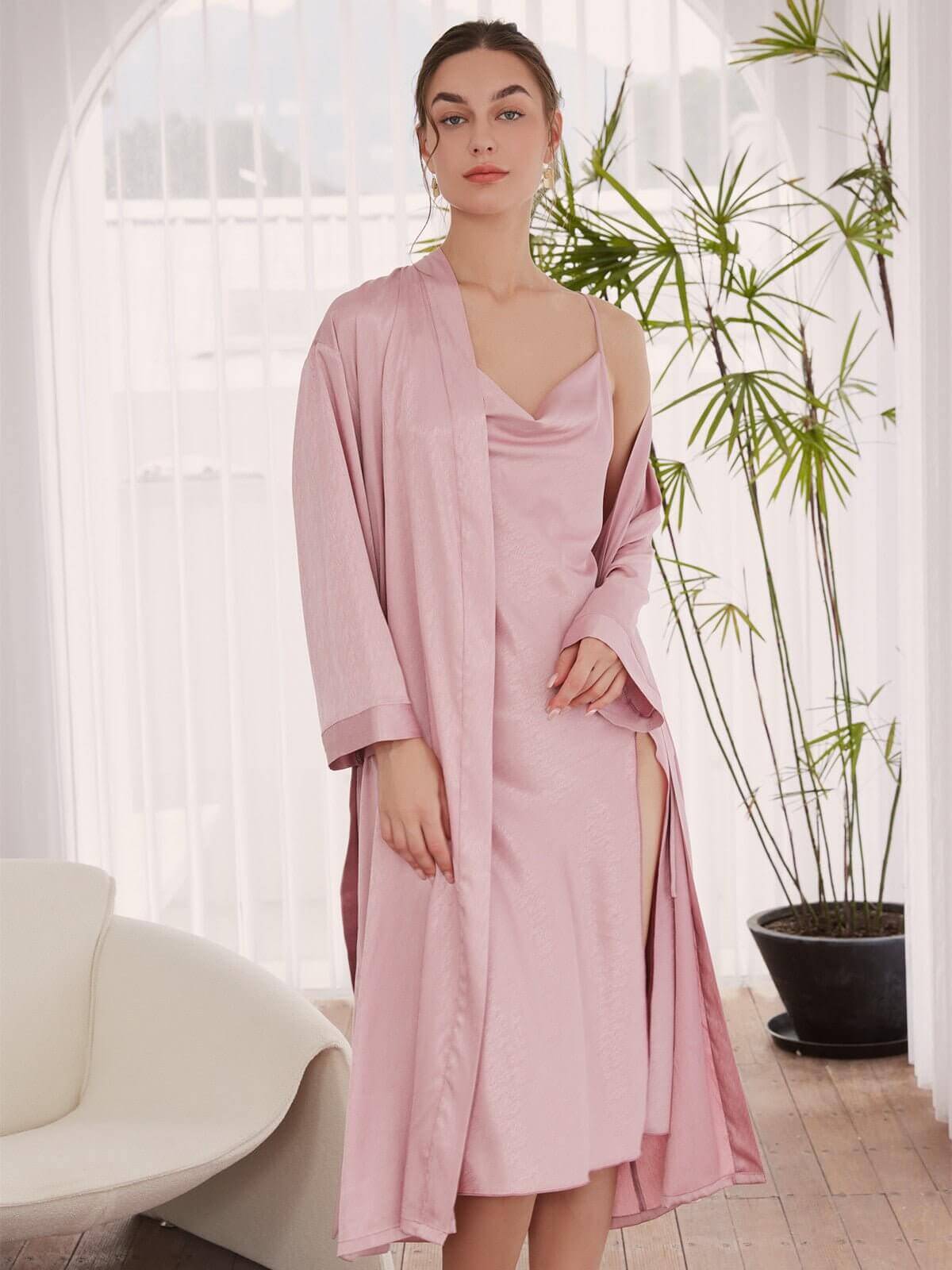 Pink Robe Dress Set | Daily Health & Beauty