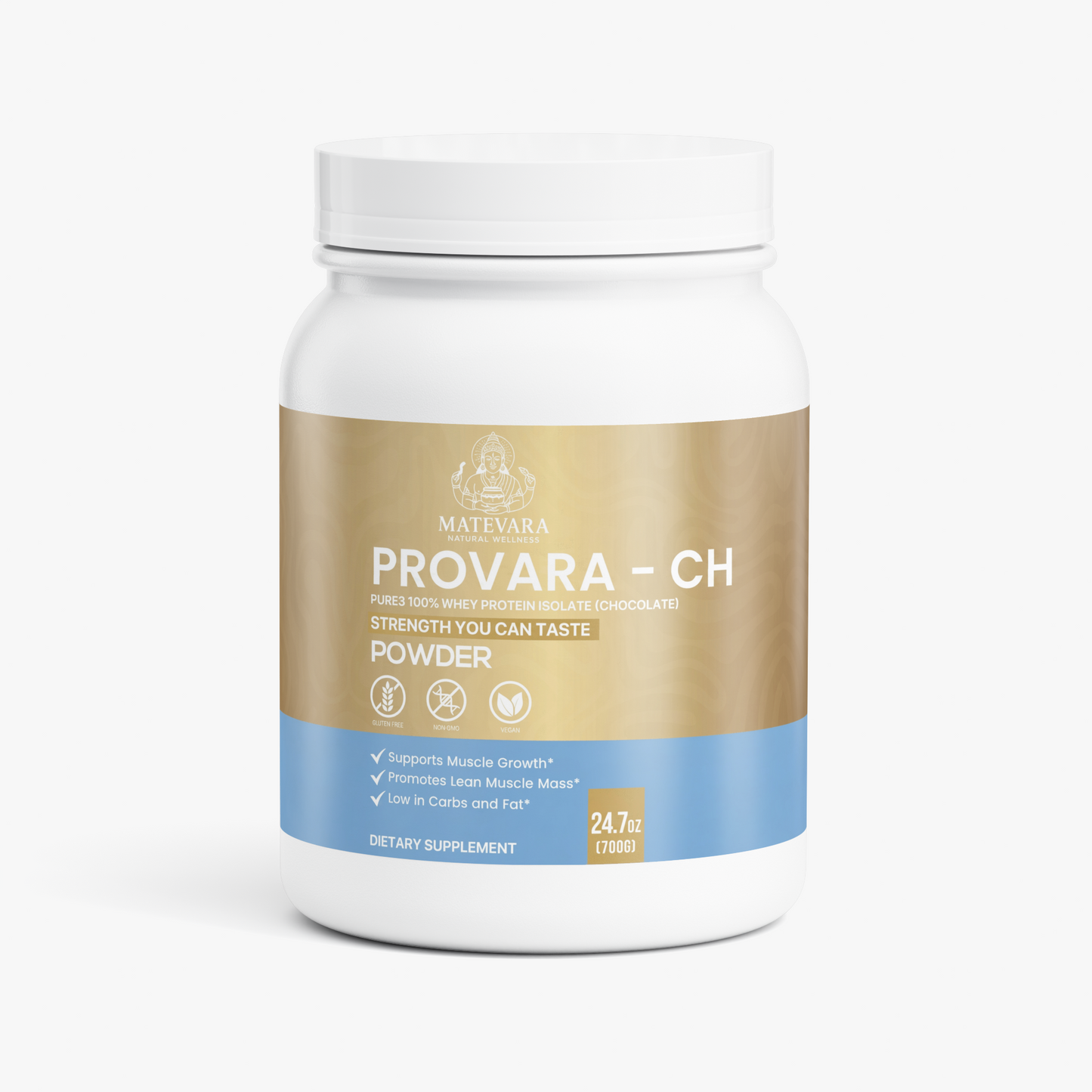 Provara - CH Pure3 100% Whey Protein Isolate | 24.7 oz