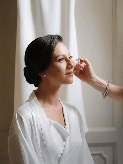 Elegant Robe Dress & Pajama Set Bridal