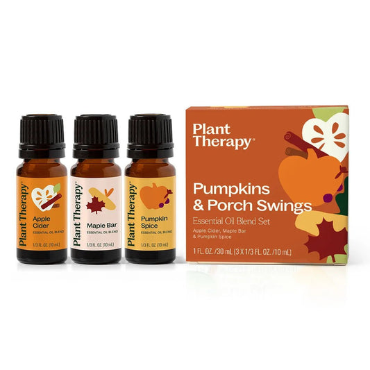 Pumpkins & Porch Swings Essential Oil Blend 3 Set | Daily Health & Beauty