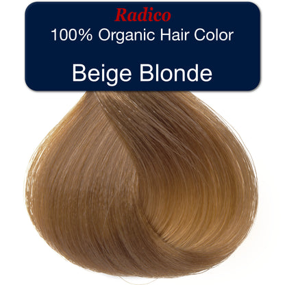 Rubio beige - Coloración orgánica del cabello