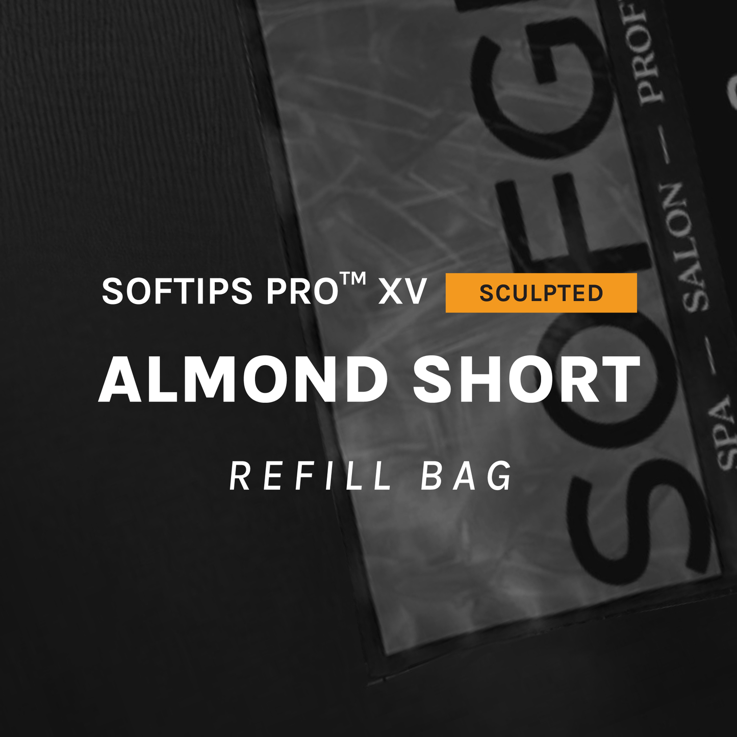 SOFTIPS PRO™ XV SCULPTED - ALMOND SHORT