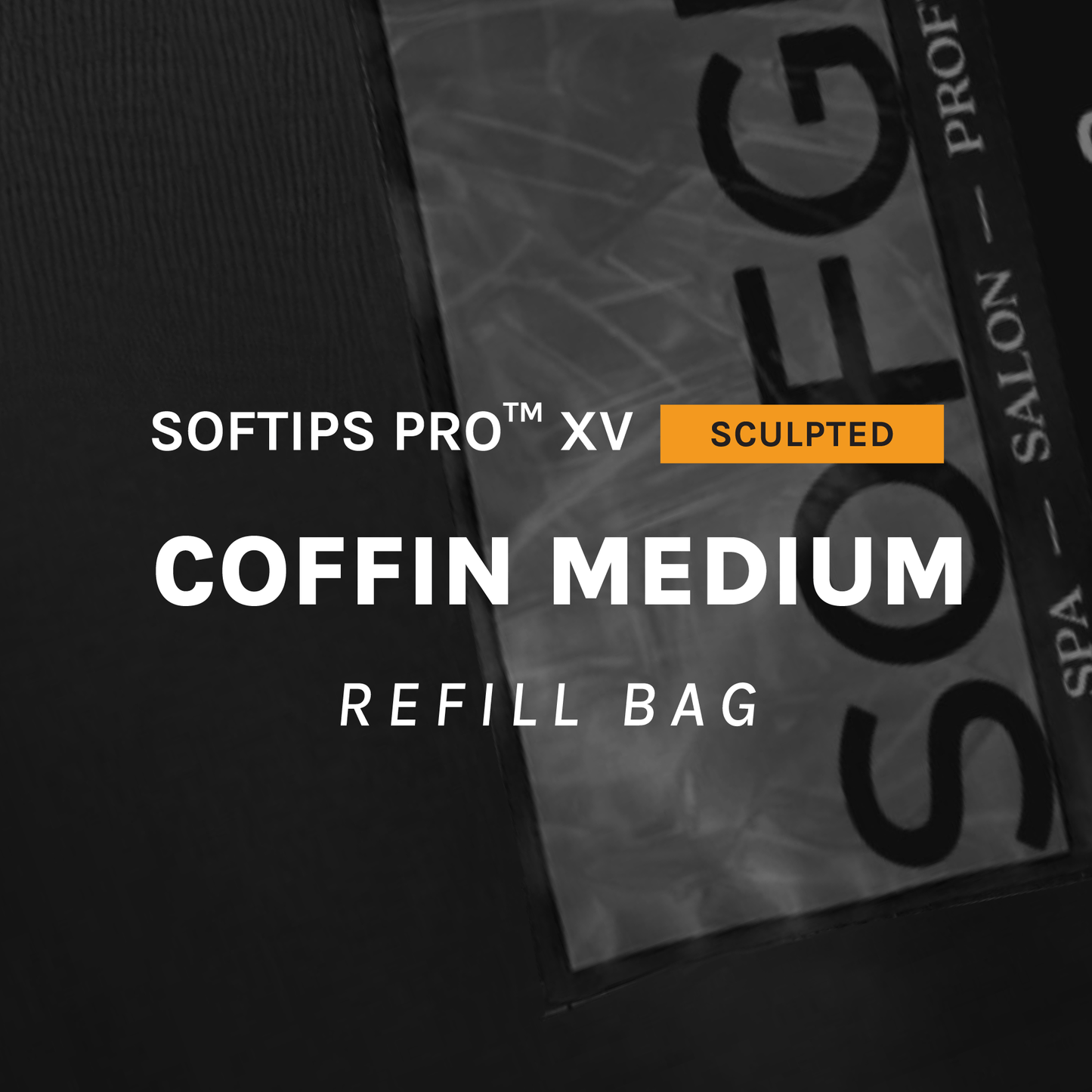 SOFTIPS PRO™ XV SCULPTED - COFFIN MEDIUM