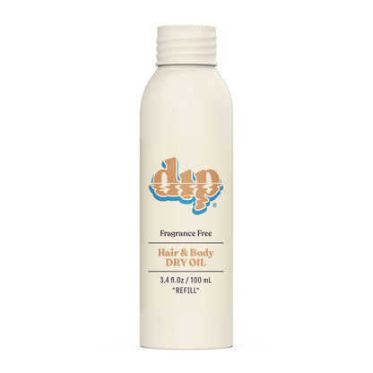 Dip REFILL Hair & Body Dry Oil - Fragrance Free