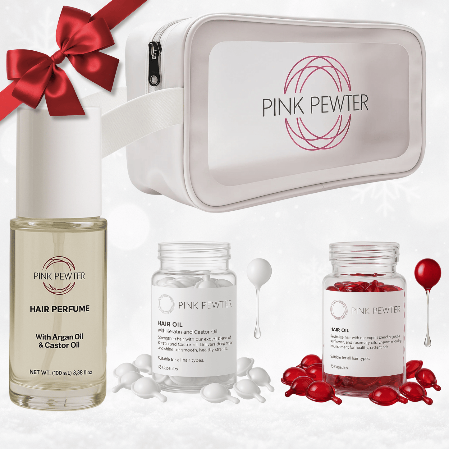 Refresh and Repair Kit with Travel Bag | Daily Health & Beauty