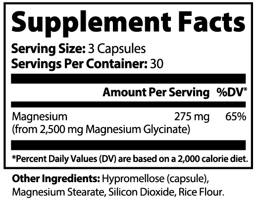 Restora Magnesium Glycinate | 90 Vegetarian Capsules