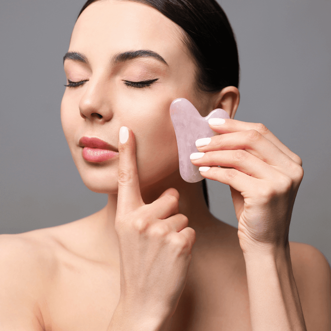ROSE QUARTZ GUA SHA BOARD