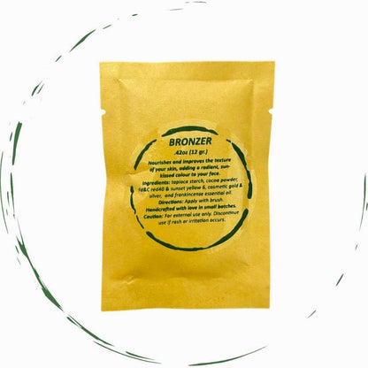 All-Natural Bronzer Loose Powder. Eco-Friendly