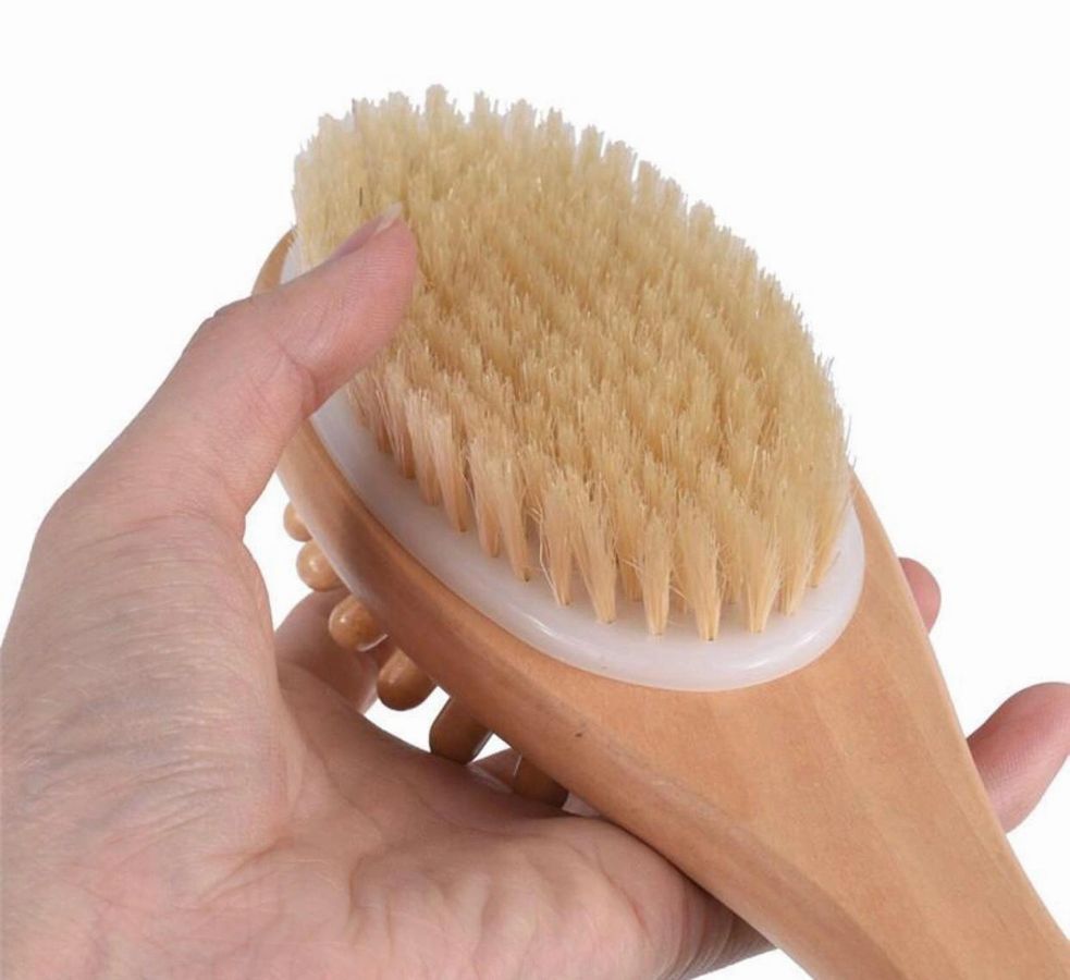 Cepillo de masaje para baño y cuerpo