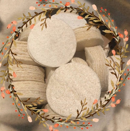 Almohadillas de lufa naturales, 5 unidades