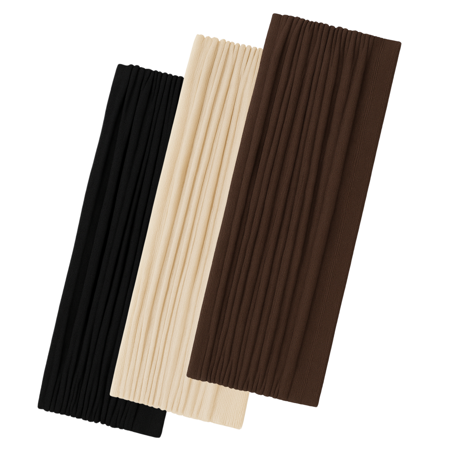 Rue - Wide Style Sports Wrap - 3 Pack (Core Neutrals)