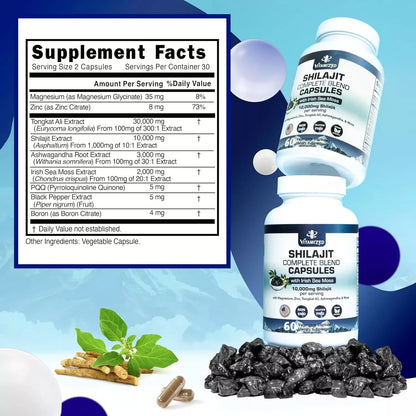 Shilajit Complete Blend - 60 Capsules