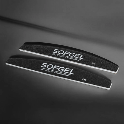 Sofgel Nail File - 120/240 grit emery board