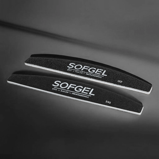 Sofgel Nail File - 120/240 grit emery board
