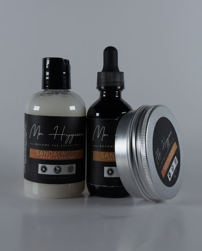 Sandalwood Beard Kit – Bold Scent, Complete Care