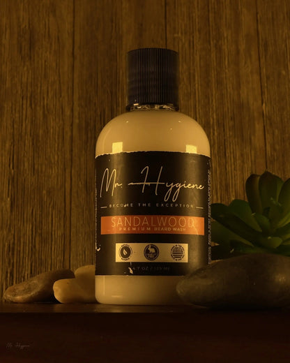 Jabón y acondicionador para barba de sándalo