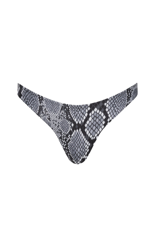 Santorini Seamless Cheeky Bikini Bottom Snake