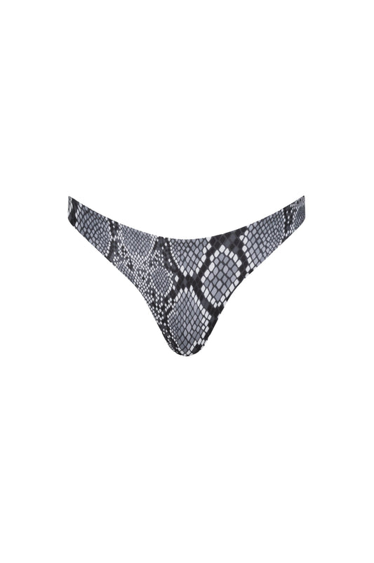 Santorini Seamless Cheeky Bikini Bottom – Snake