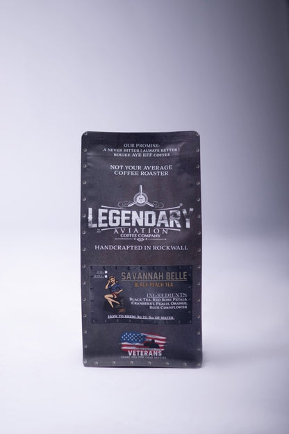 Savannah Belle | Black Peach Loose Leaf Tea