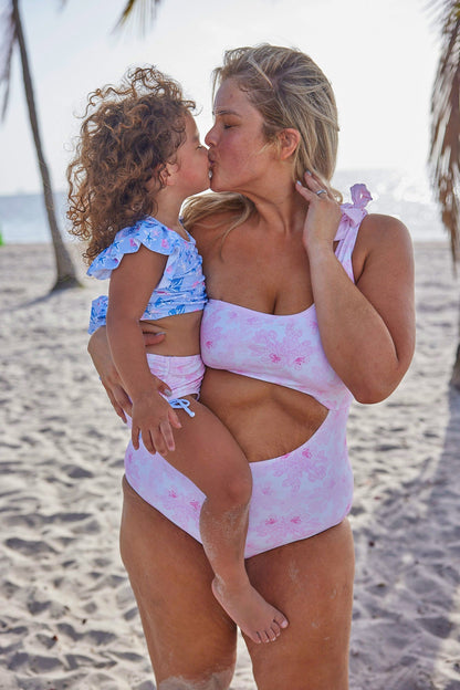 Seashell Sunset Two Piece Swimsuit | Daily Health & Beauty