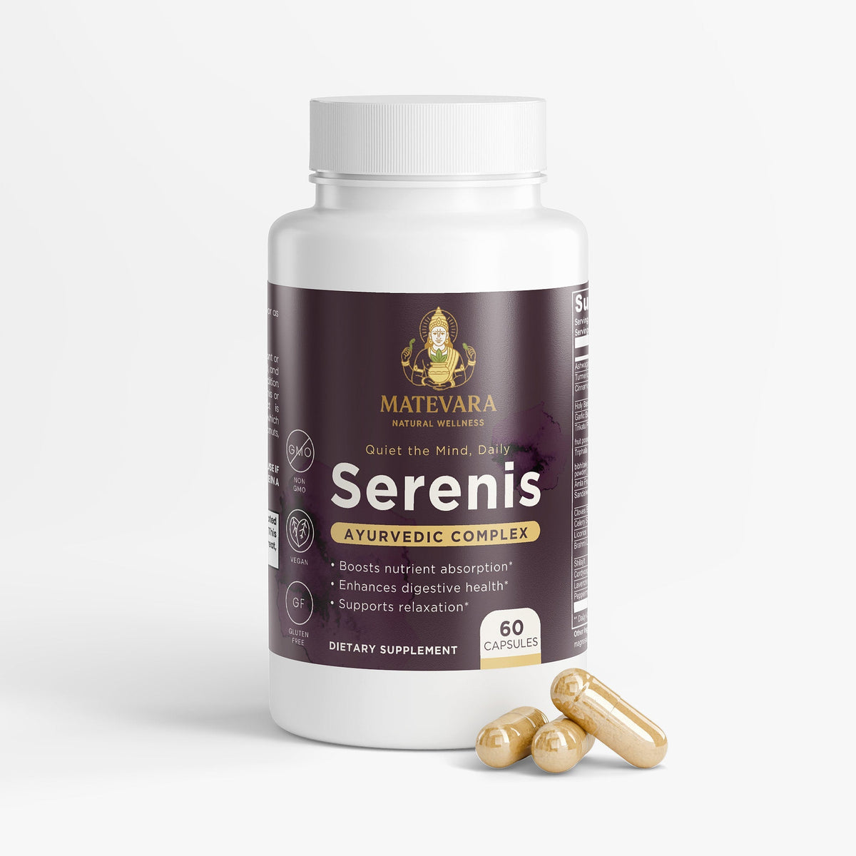 Serenis Ayurvedic Complex |Herbal Capsules | 60 Count