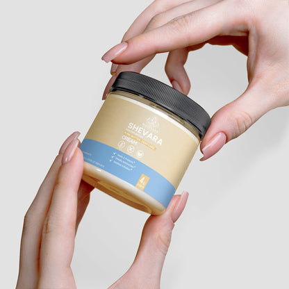Shevara Organic Raw Shea Butter | Unrefined, 100% Natural |4 oz