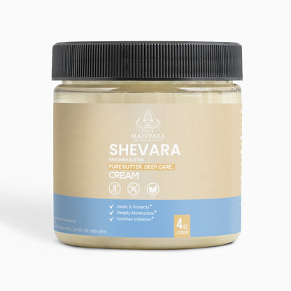 Shevara Organic Raw Shea Butter | Unrefined, 100% Natural |4 oz